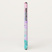 Coque iphone mignon d'Apple de sirène, rose, (Dos/Gauche)