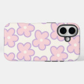 Coque iphone moderne à motifs floraux | Esthétique (Verso (horizontal))