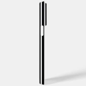 Coque iphone moderne minimaliste noir et blanc (Verso / Droite)