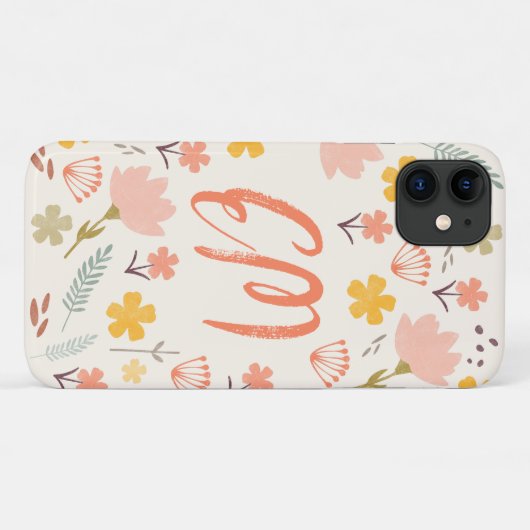 Coque iphone Monogram Boho (Dos (Horizontal))