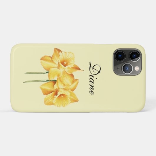 Coque iphone monogrammé (Dos (Horizontal))