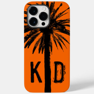 Coque iphone monogramme avec design palmier