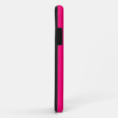 Coque iphone Monogramme modifiable rose bonbon (Dos/Droite)