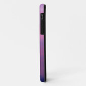 coque iphone monogramme nuage rose et blanc (Dos/Gauche)