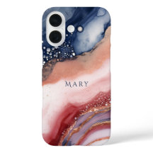 coque iphone motif Abstrait. Nom personnalisé.