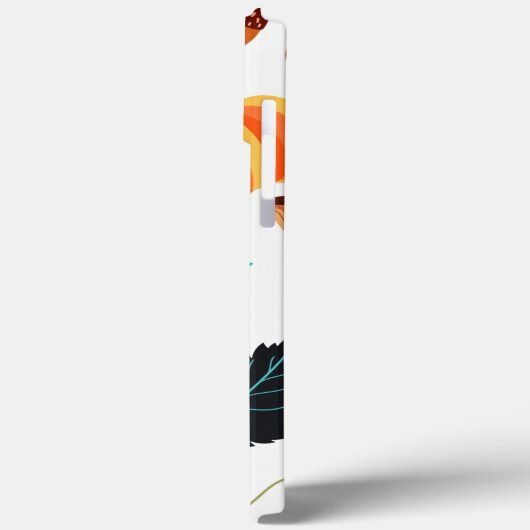 Coque iphone Motif d'automne (Verso / Gauche)