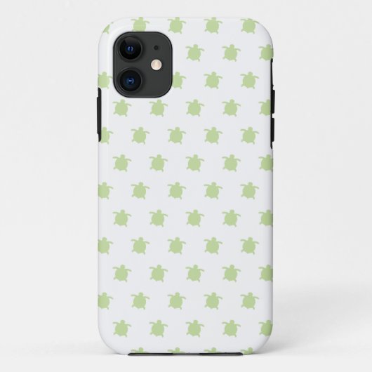 Coque iphone Motif de la tortue verte (Dos)