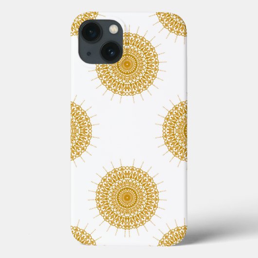Coque iphone Motif Mandala de luxe 13 (Verso)
