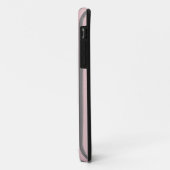 Coque iphone motif Pastel strié (Dos/Gauche)