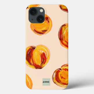 Coque iphone Motif PixelatedDino Peach