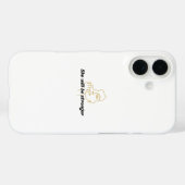 Coque iphone Motivationnelle - Elle Sera Plus Fort (Verso (horizontal))