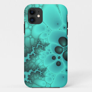 coque iphone mousse turquoise