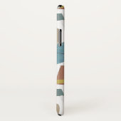 Coque iphone multi d'impression couleur d'abrégé (Dos/Droite)