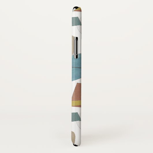 Coque iphone multi d'impression couleur d'abrégé (Dos/Droite)