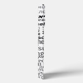 Coque iphone multilingue du texte de santé (Verso / Droite)