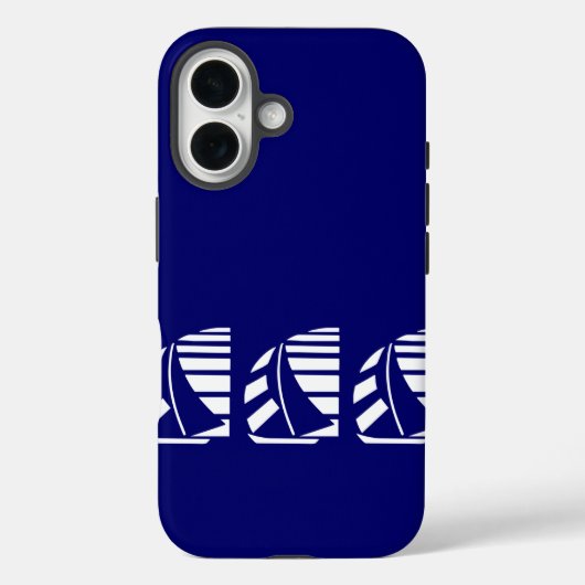 Coque iphone Nautical Racing Boats (Verso)