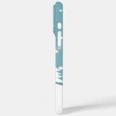 coque iphone-Noël Téléphone Case-Hiver Snowman (Verso / Gauche)