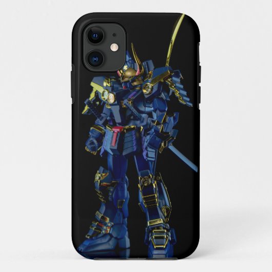 Coque iphone noir de Gundam (Dos)