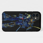 Coque iphone noir de Gundam (Dos (Horizontal))