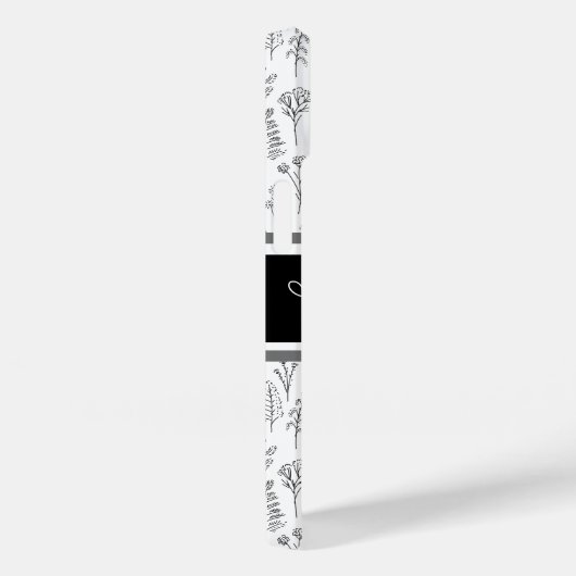 Coque iphone noir et blanc pour maman (Verso / Droite)