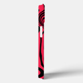 Coque iphone noir et rouge - Choisir la couleur (Verso / Droite)