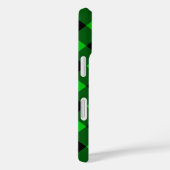 Coque iphone noir et vert vérifié (Verso / Droite)