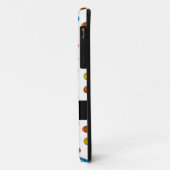 Coque iphone "Nom" des lignes du globe (Dos/Gauche)