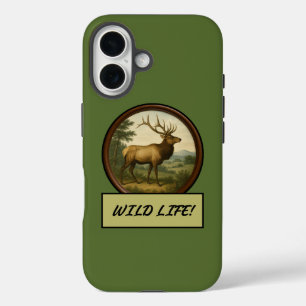 Coque iphone nord-américain de l'Olive foncé