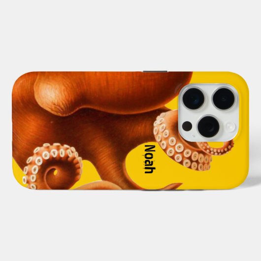 Coque iphone Octopus pour lui ou elle (Verso (horizontal))