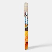 coque iphone - Oiseaux bleus (Verso / Gauche)