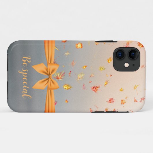 Coque iphone Orange Bow (Dos (Horizontal))