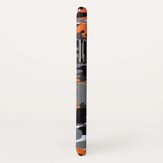 coque iphone Orange Dog & Bone Camo (Dos/Droite)