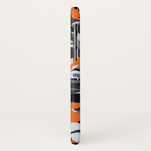 coque iphone Orange Dog & Bone Camo (Dos/Gauche)