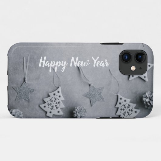 Coque iphone ornements gris (Dos (Horizontal))
