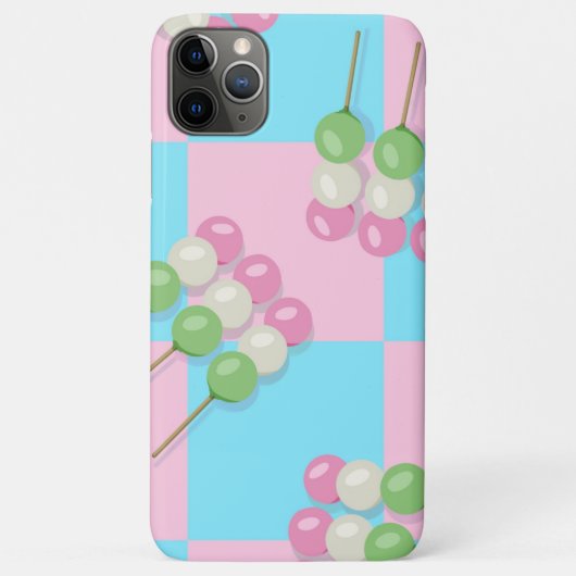 Coque iphone Pastel Pink À damiers Dango (Dos)