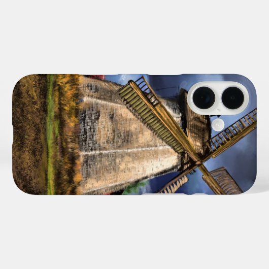 coque iphone Pays-Bas Windmill (Verso (horizontal))