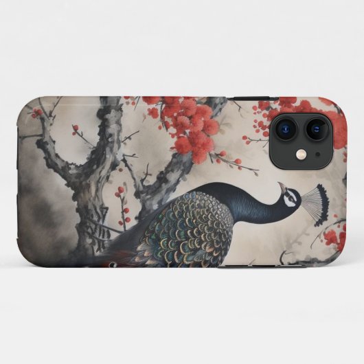 Coque iphone Peacock (Dos (Horizontal))