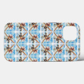 Coque iphone Père Noël volant (Verso (horizontal))