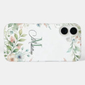 Coque iphone personnalisé avec Fleurs Fluides (Verso (horizontal))