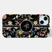 Coque iphone personnalisé avec patte florale délic (Verso (horizontal))