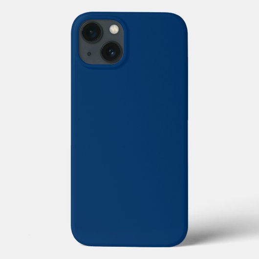 Coque iphone personnalisé bleu minuit (Verso)