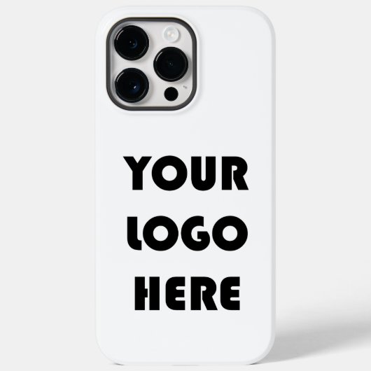 Coque iphone personnalisé, Coque de logo de l'entr (Verso)