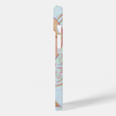 Coque iphone personnalisé de l'angle de ruban de s (Verso / Gauche)