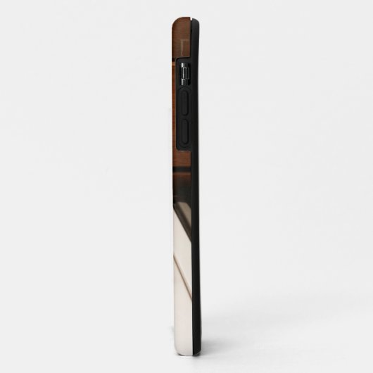 Coque iphone personnalisé de musique de piano (Dos/Gauche)