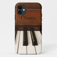 Coque iphone personnalisé de musique de piano