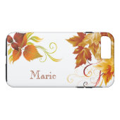 Coque iphone personnalisé de Spleandor d'automne (Dos (Horizontal))
