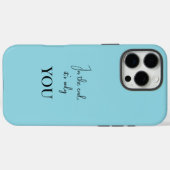Coque iphone personnalisé - Devis inspirant (Verso (horizontal))