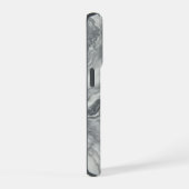 Coque iphone personnalisé en marbre gris (Côté droit)