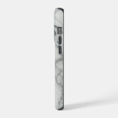 Coque iphone personnalisé en marbre gris (Côté gauche)