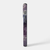 Coque iphone personnalisé en marbre violet - Abstr (Côté gauche)